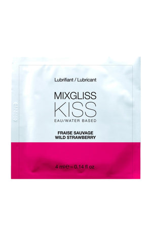 Dosette lubrifiant à base d'eau - Fraise - 4 ml
