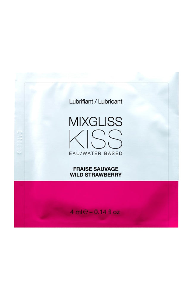 Dosette lubrifiant à base d'eau - Fraise - 4 ml