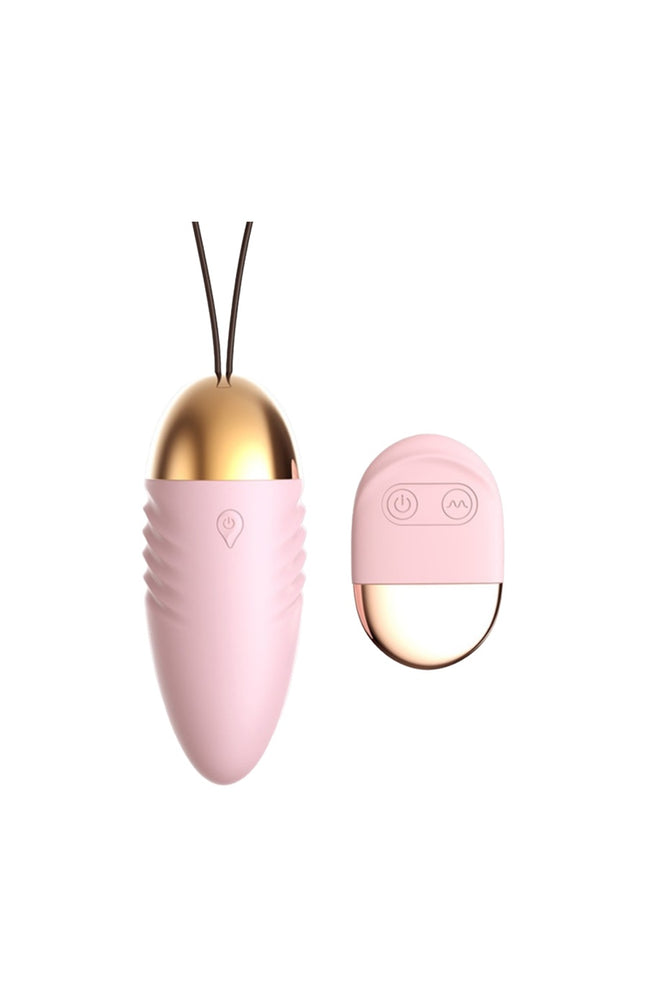 Œuf vibrant télécommandé - 10 modes - Rose