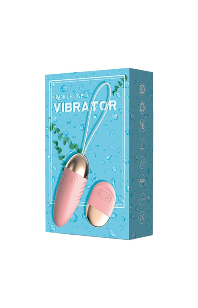 Œuf vibrant télécommandé - 10 modes - Rose