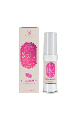 Baume stimulant pour le clitoris - Clit PWR - Fraise - 15 ml