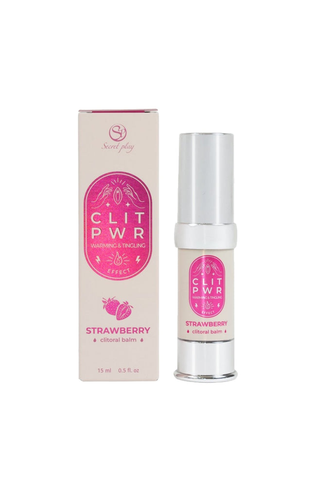 Baume stimulant pour le clitoris - Clit PWR - Fraise - 15 ml