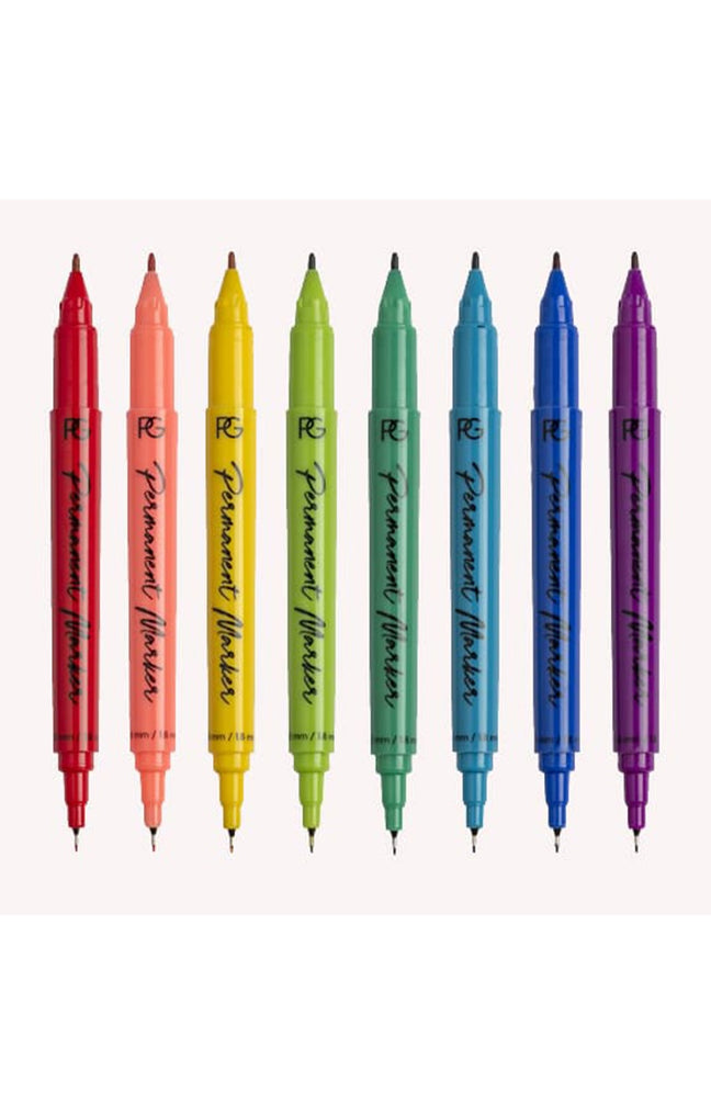 Set de 8 marqueurs permanents - Ongles - Multicolore