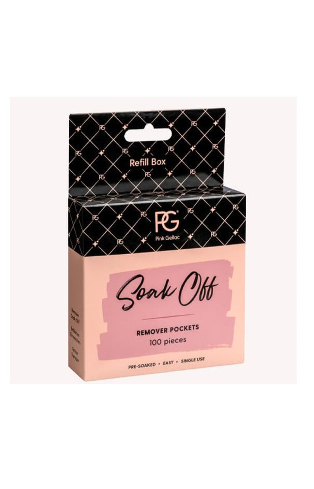 Lingettes pour dépose de semi-permanent - Ongles - 100 unités