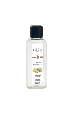 Coffret Lampe de diffusion & recharge - Noire - Terre sauvage - 250 ml