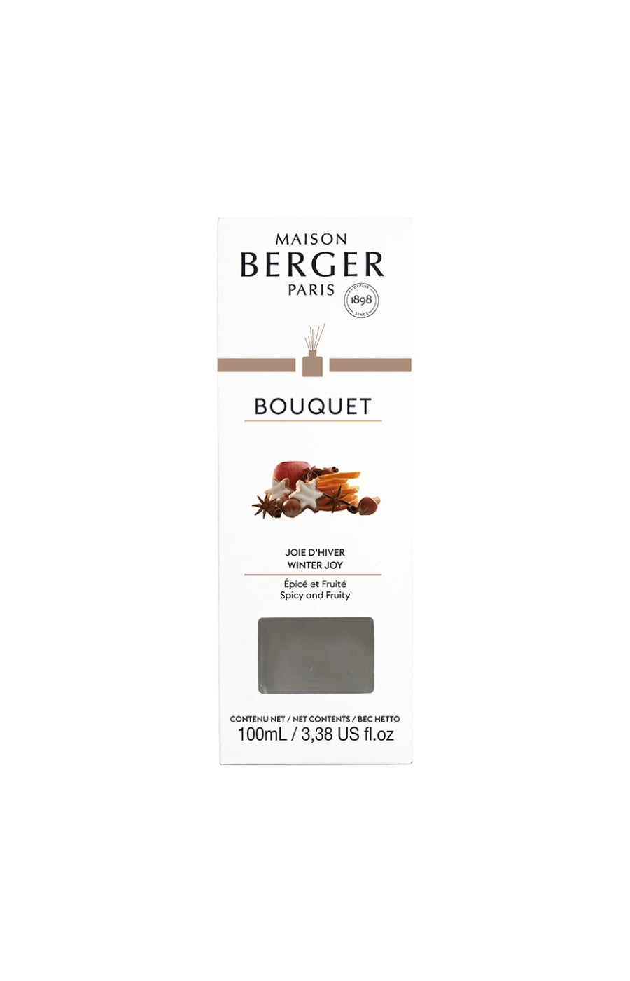 Bouquet parfumé & recharge - Joie d'hiver - 100 ml
