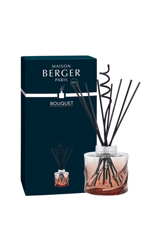 Bouquet parfumé spirale - Rose ambré - Floral oriental - 222 ml