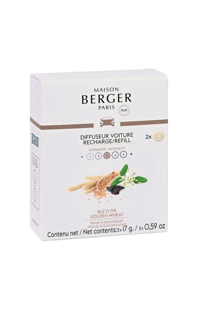 Recharges de diffuseur pour voiture - Blé d'or - 2 x 17 g