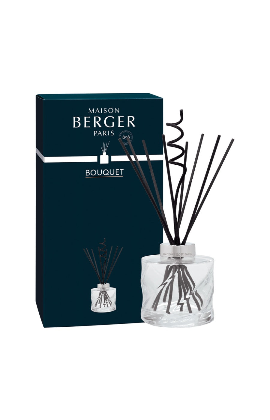 Bouquet parfumé spirale - Transparent - Floral oriental - 222 ml