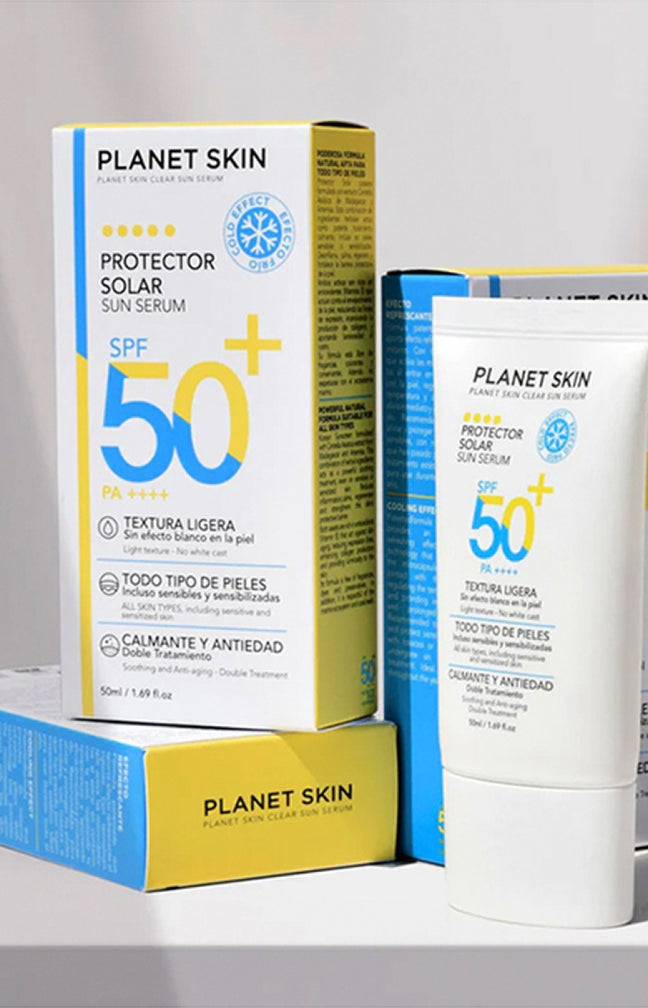 Planet Skin - Sérum solaire SPF 50+ PA ++++ - Visage - 50 ml
