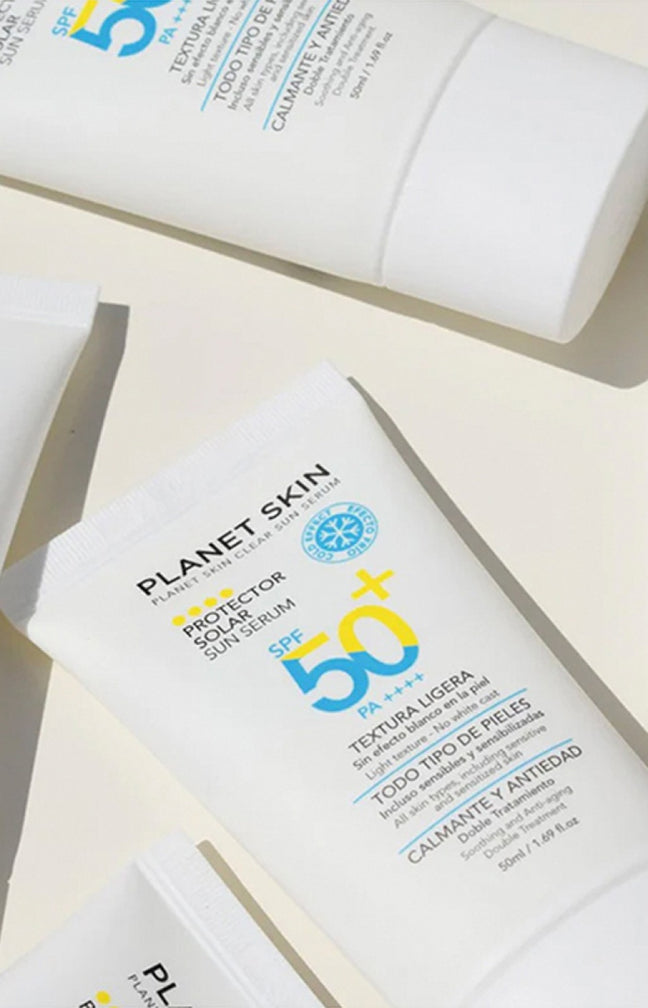 Planet Skin - Sérum solaire SPF 50+ PA ++++ - Visage - 50 ml