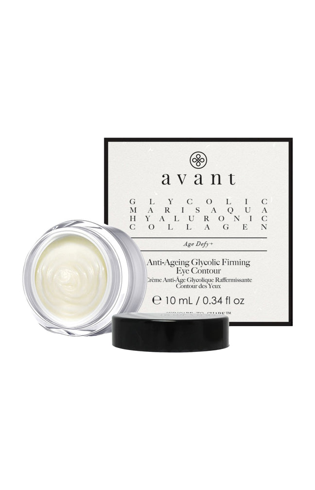 Crème contour des yeux anti-âge raffermissante - Acide hyaluronique & acide glycolique - Age Defy+ - 10 ml