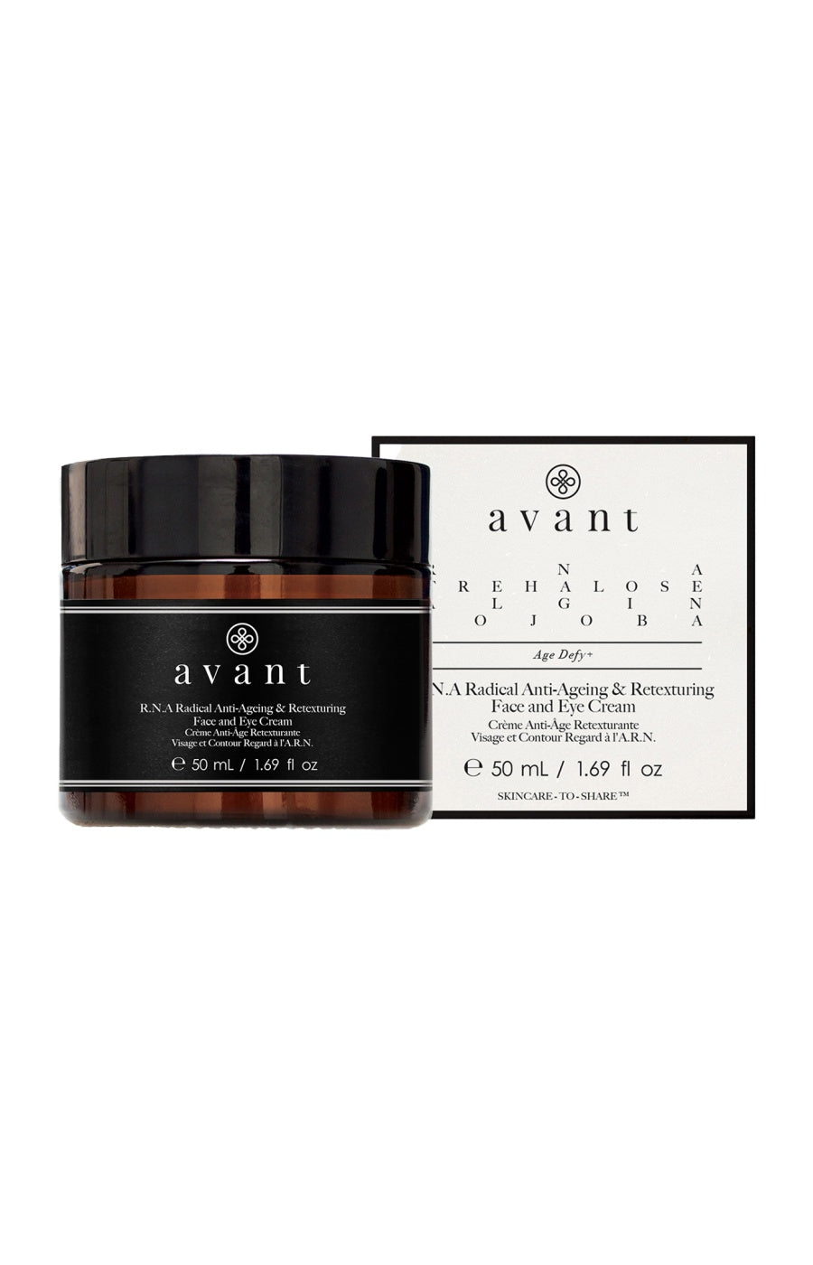Crème anti-âge retexturante - Acide glycolique - Age Defy+ - Visage & yeux - 50 ml