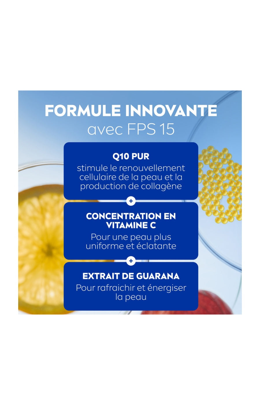 Crème hydratante raffermissante SPF15 - Q10 Energy - Peaux matures - 50 ml