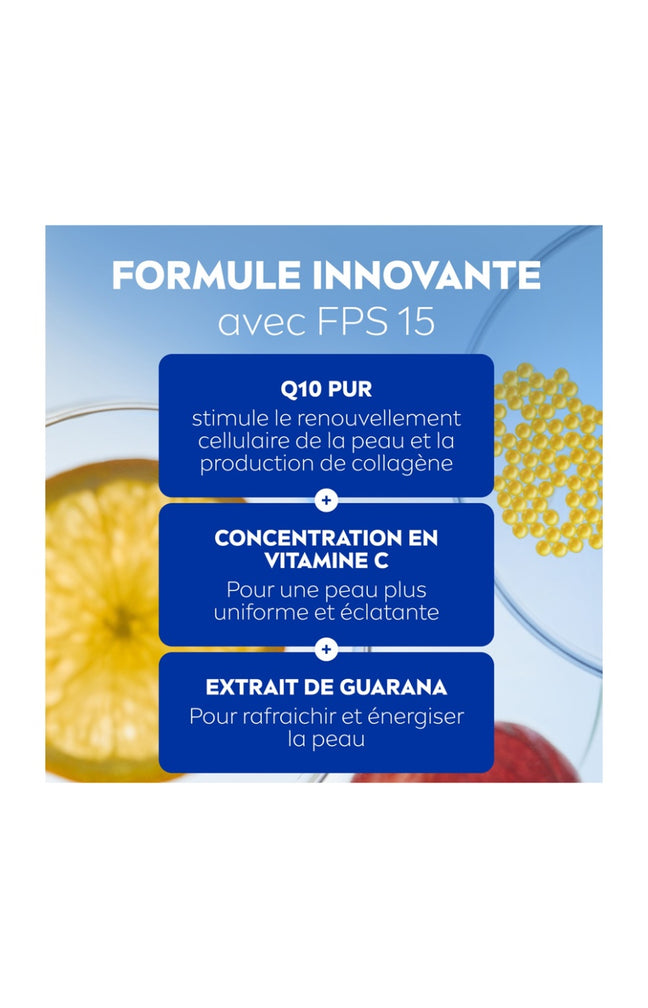 Crème hydratante raffermissante SPF15 - Q10 Energy - Peaux matures - 50 ml
