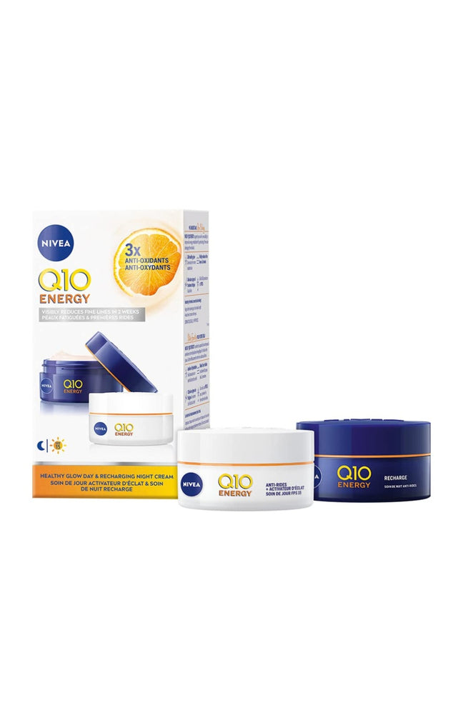 Coffret jour & nuit - Hydratant & énergisant - Q10 Energy - Peaux matures - 2 x 50 ml