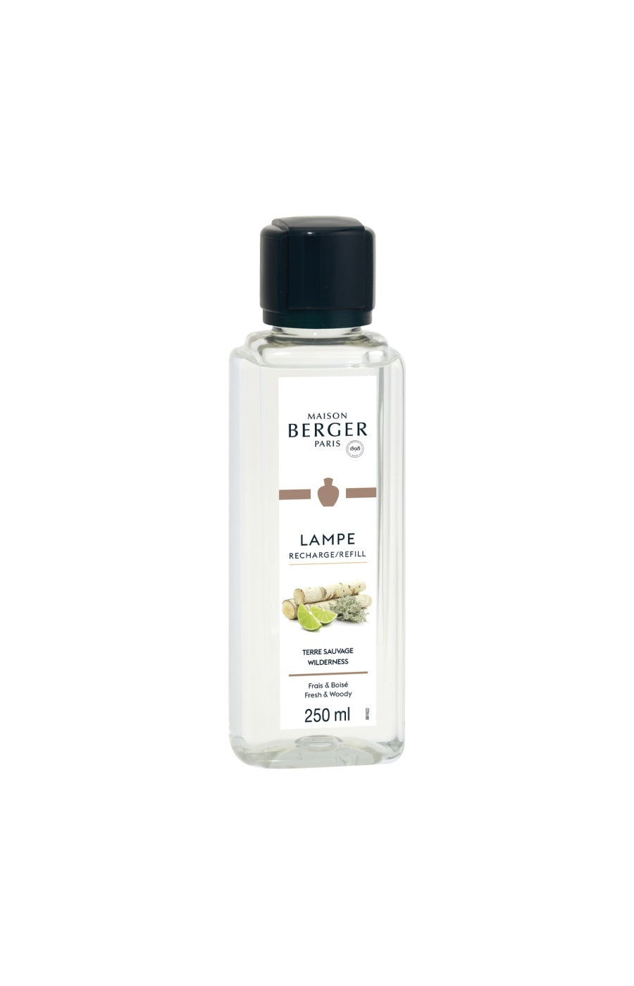 Coffret lampe à catalyse - Glacon Zebra - Terre sauvage - 250 ml