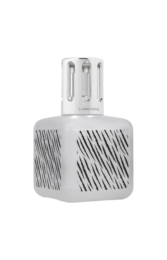 Coffret lampe à catalyse - Glacon Zebra - Terre sauvage - 250 ml