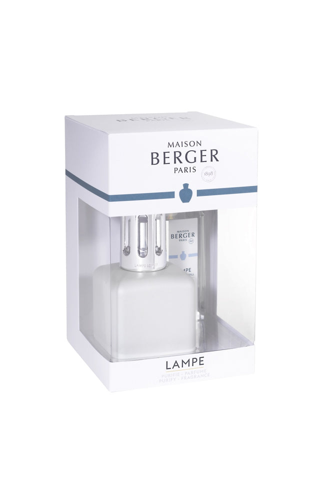 Coffret lampe à catalyse - Glacon Blanc- Musc blanc - 250 ml
