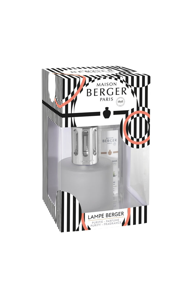 Coffret lampe à catalyse - Illusion givre - Angélique noir - 250 ml