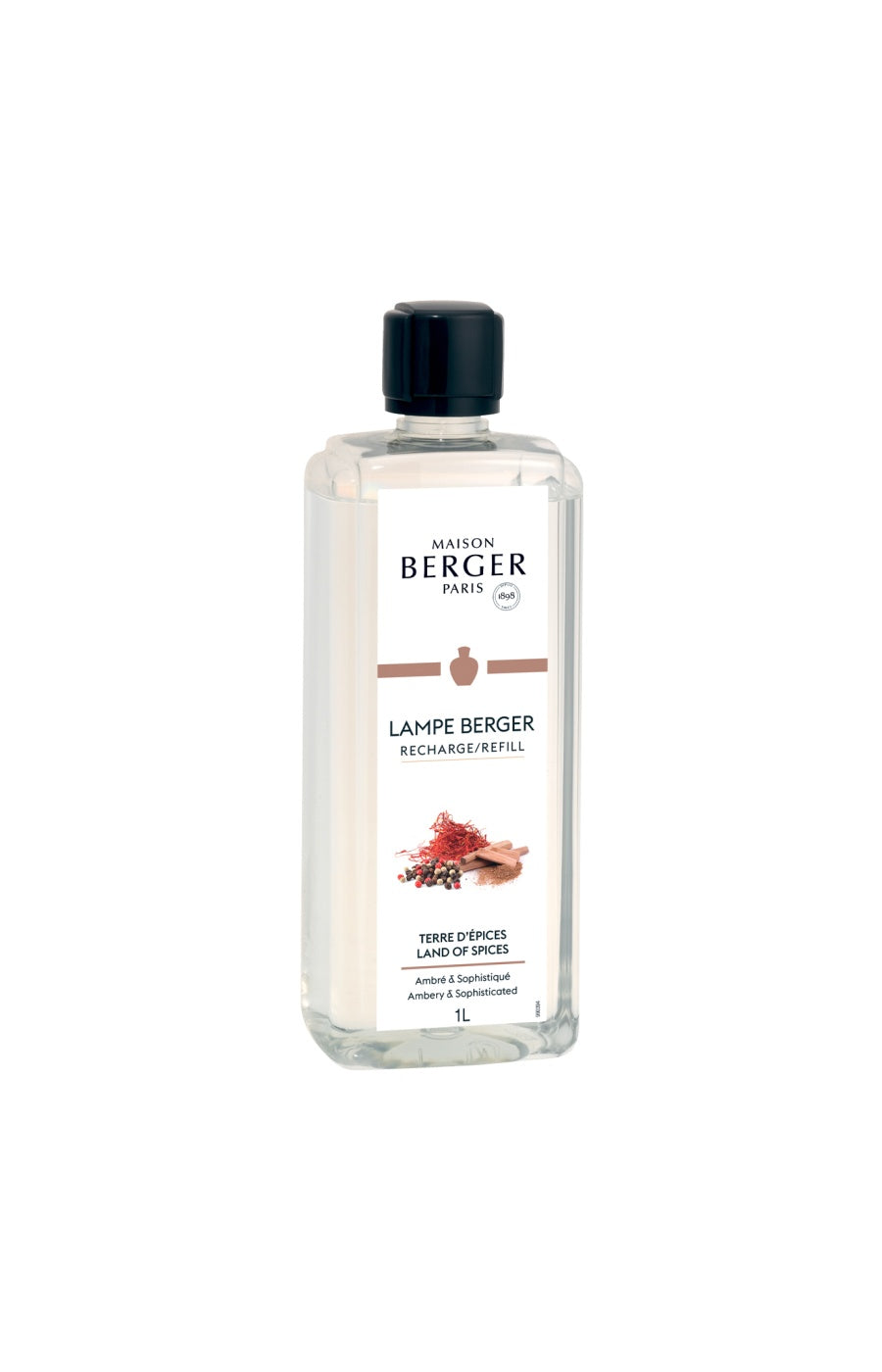 Recharge parfum pour lampe - Terre d'épices - 1 L