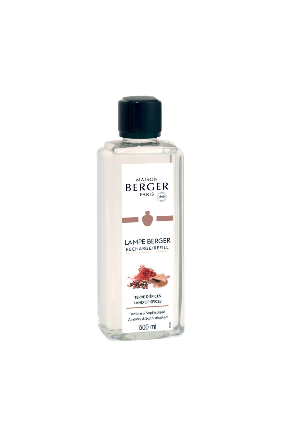 Recharge parfum pour lampe - Terre d'épices - 500 ml