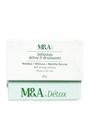 Infusion bio - Detox & drainage - Rooibos & hibiscus - 80 g