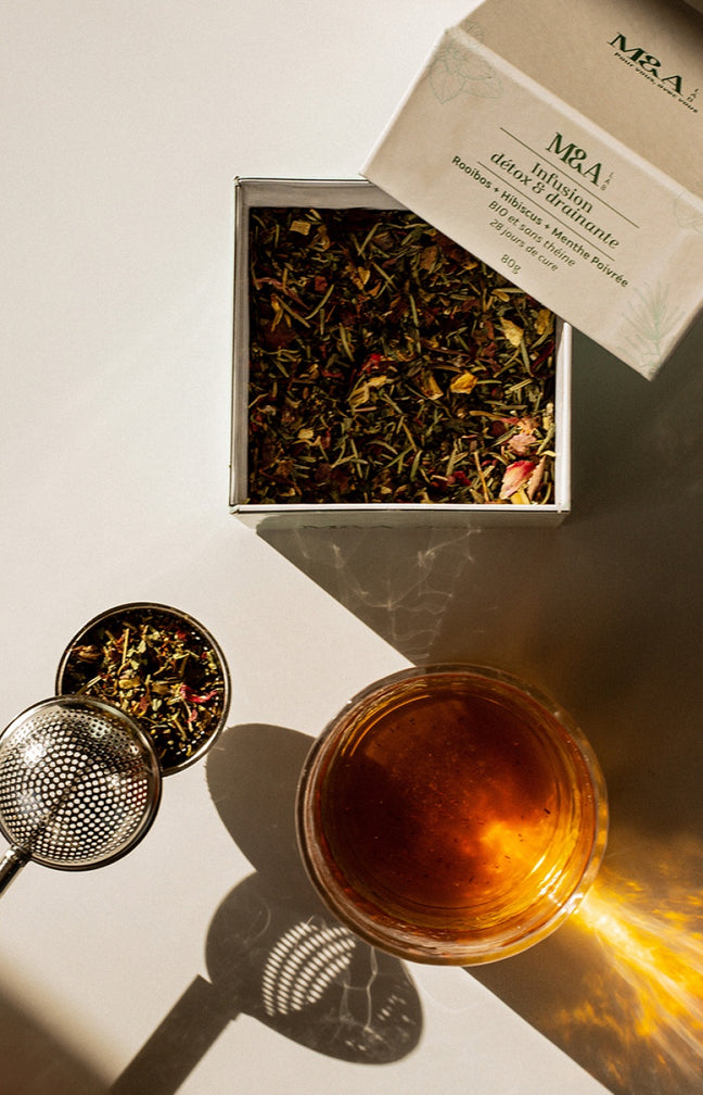 Infusion bio - Detox & drainage - Rooibos & hibiscus - 80 g