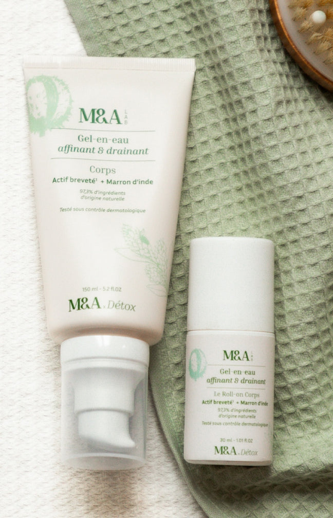 Gel & roll-on affinant et drainant - Corps