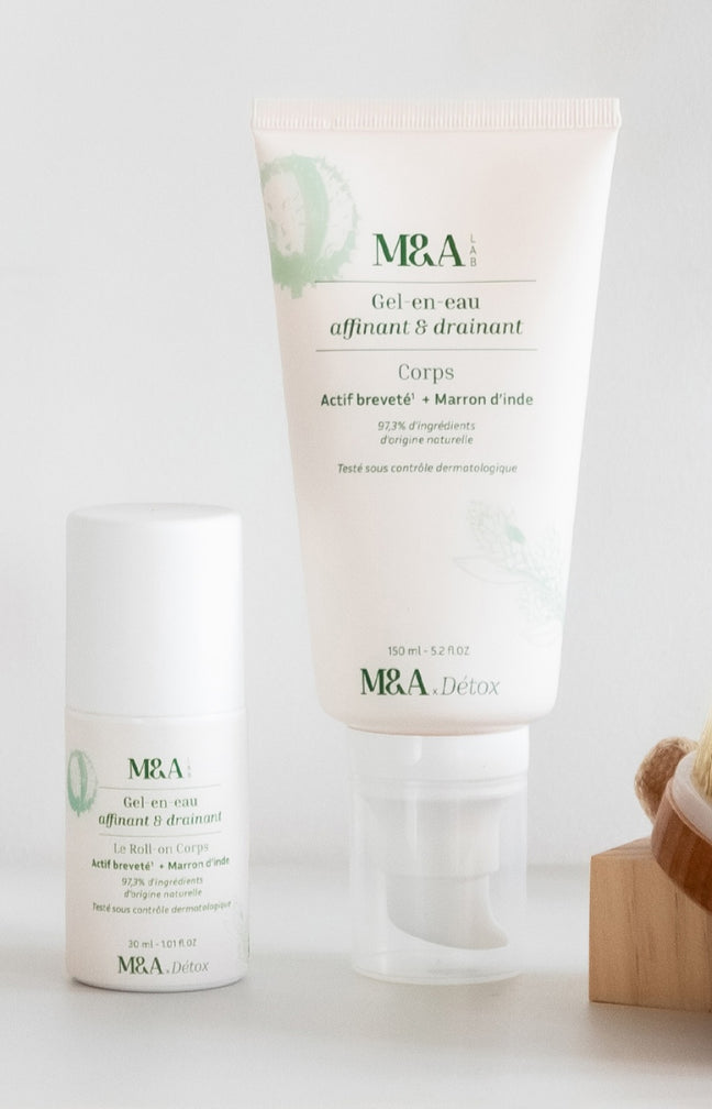 Gel & roll-on affinant et drainant - Corps