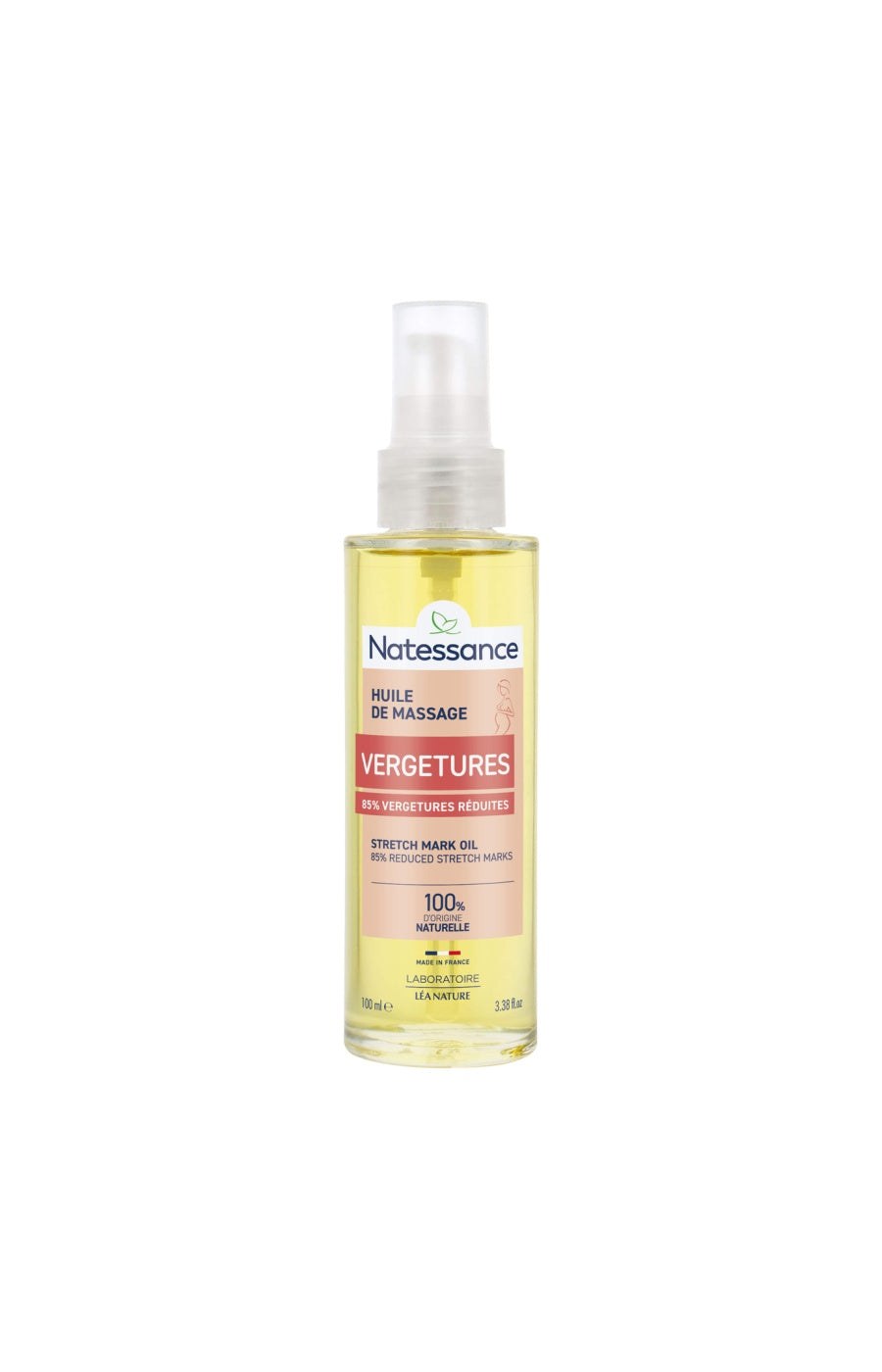 Huile de massage vergetures - Corps - 100 ml