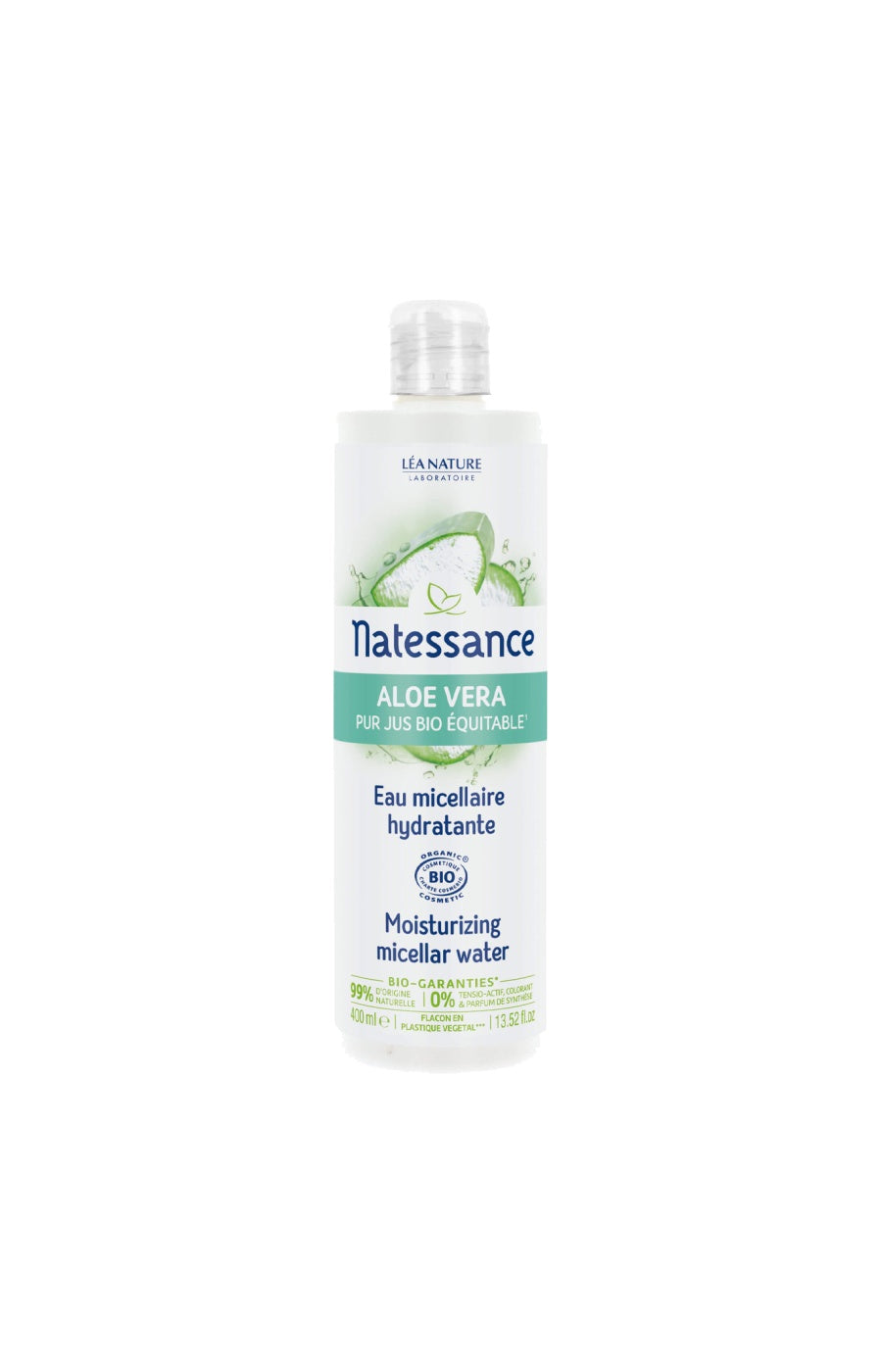 Eau micellaire hydratante bio - Aloe vera - Visage - 400 ml