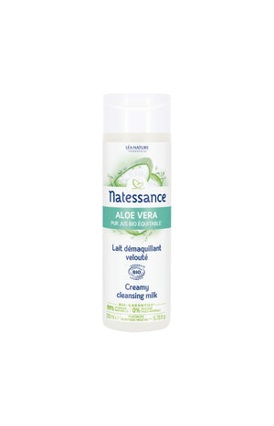 Lait démaquillant velouté bio - Aloe vera - Visage - 200 ml