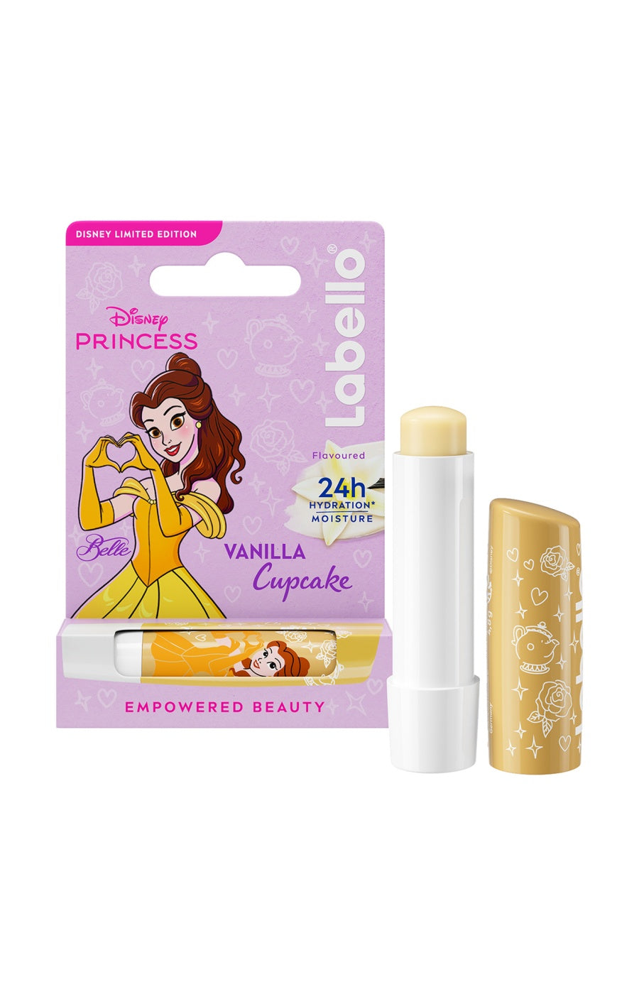 Labello - Disney Princesse - Vanille - Belle - 2 x 4,8 g