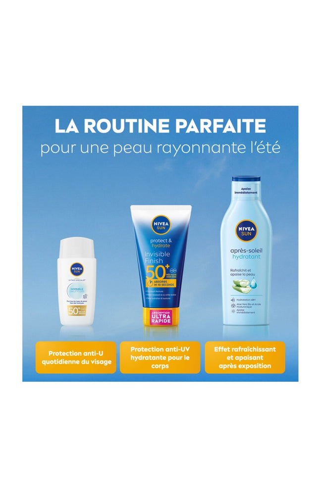 Crème solaire SPF 50+ - Invisible Finish - Visage & corps - 150 ml