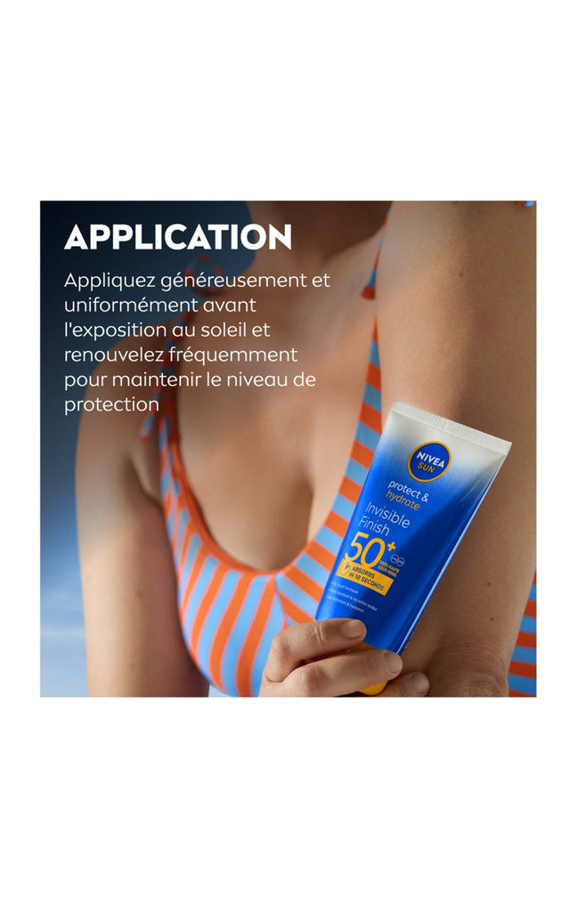Crème solaire SPF 50+ - Invisible Finish - Visage & corps - 150 ml