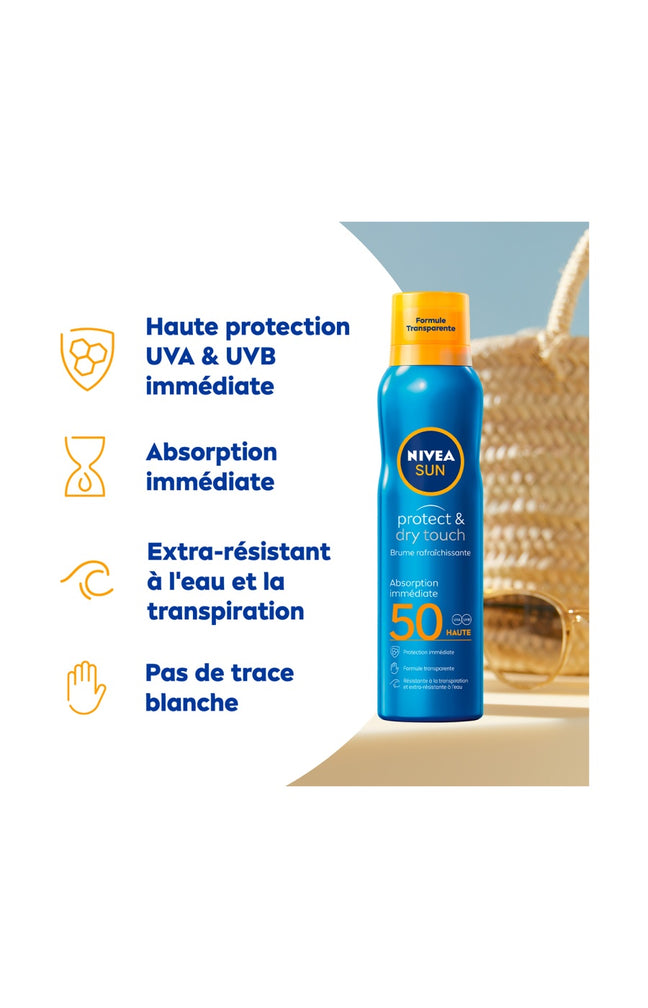 Brume solaire SPF 50 - Protect & Dry Touch - Corps - 200 ml