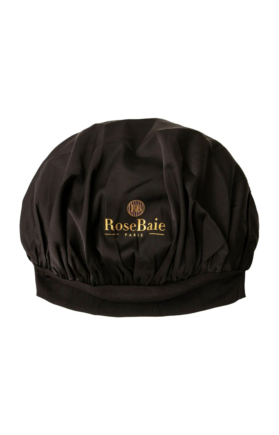 Bonnet de nuit en soie - Noir