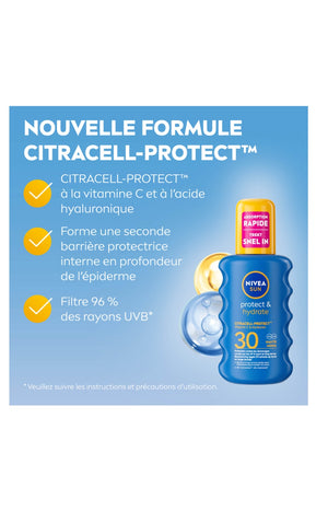 Spray solaire hydratante SPF 30 - Protect & Hydrate  - Corps - 200 ml