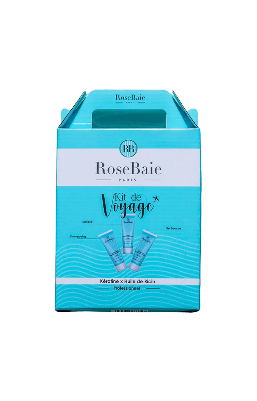 Kit de voyage hydratant - Kératine & huile de ricin - 3 produits