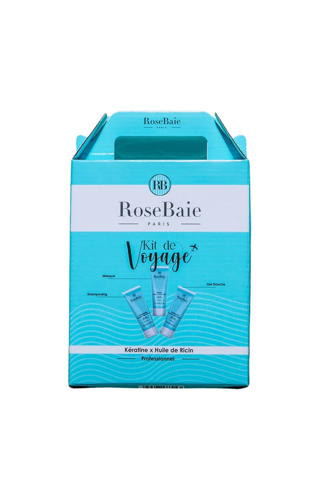 Kit de voyage hydratant - Kératine & huile de ricin - 3 produits