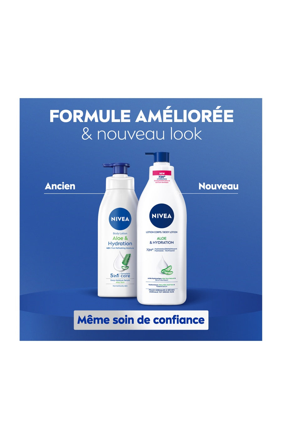 Lait corporel hydratant - Aloe vera - Peaux sèches - 400 ml