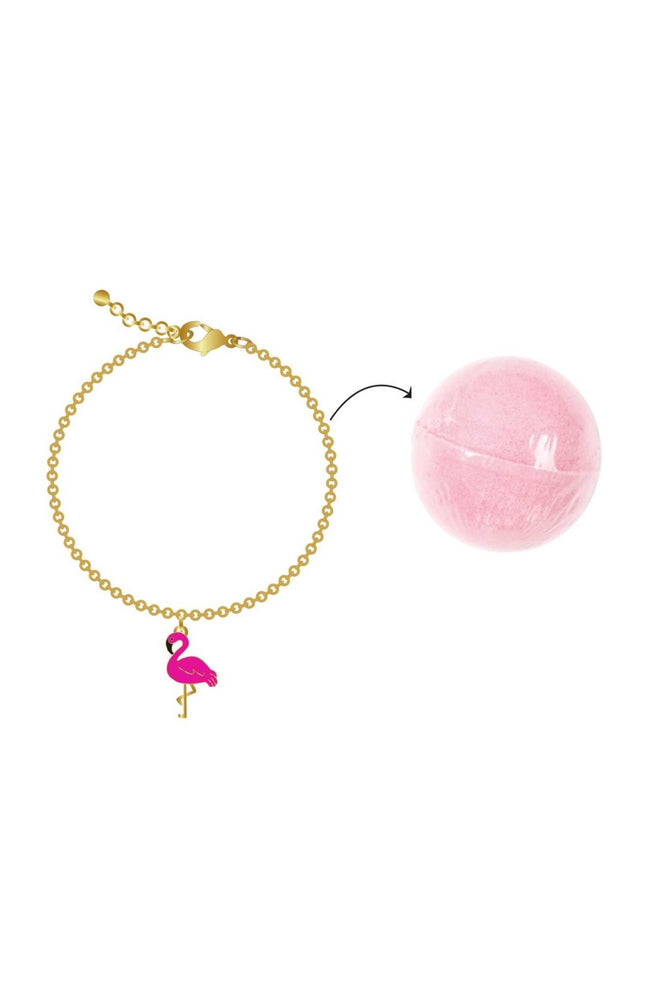 Bombe de bain bijou surprise - Barbe à papa ou fleur de cerisier - Enfant - Coloris aléatoire - 150 g