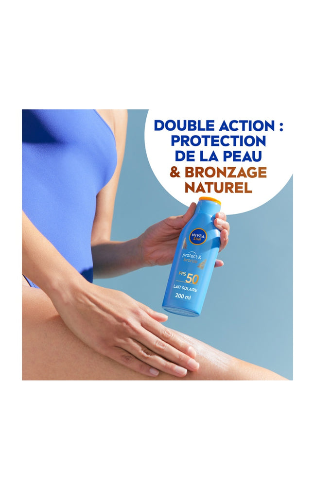 Lait solaire SPF50 - Protect & Bronze - Corps  - 200 ml