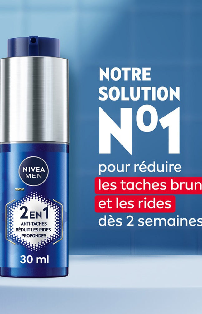 Sérum anti-âge & anti-tâches - Anti Age Power - Acide hyaluronique - Visage - Homme - 30 ml