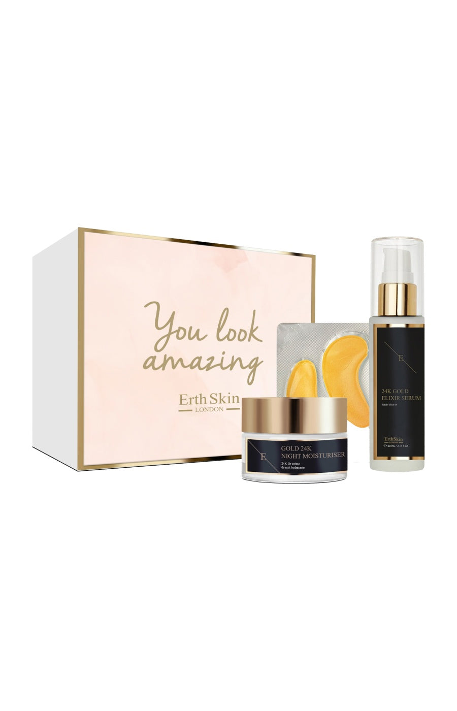 Coffret anti-âge - Or 24k & rétinol - Visage & yeux - 3 produits
