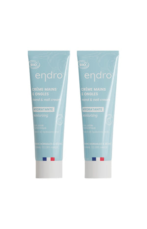 Crèmes mains hydratantes bio - Acide hyaluronique & ricin - 2 x 50 ml