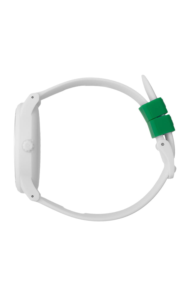 Montre solaire en silicone - ICE Solar Power - Nature - Medium - Blanc et vert