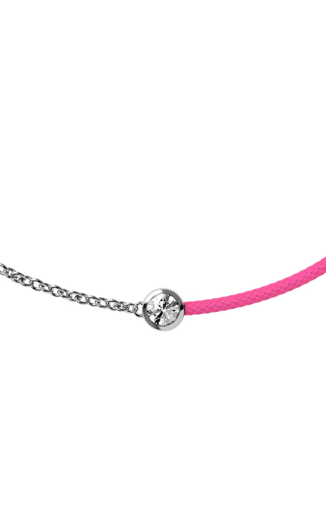 Bracelet Diamond - Argent & diamant - Rose