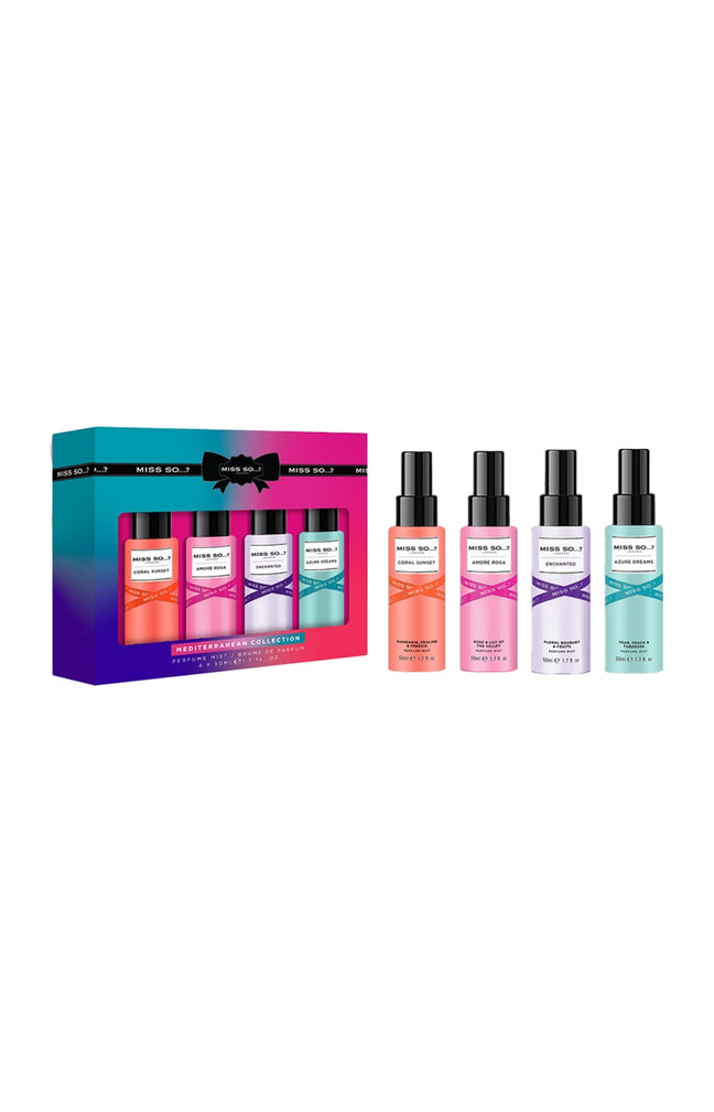 Coffret mini brumes corporelles - Mediterranean - 4 x 50 ml